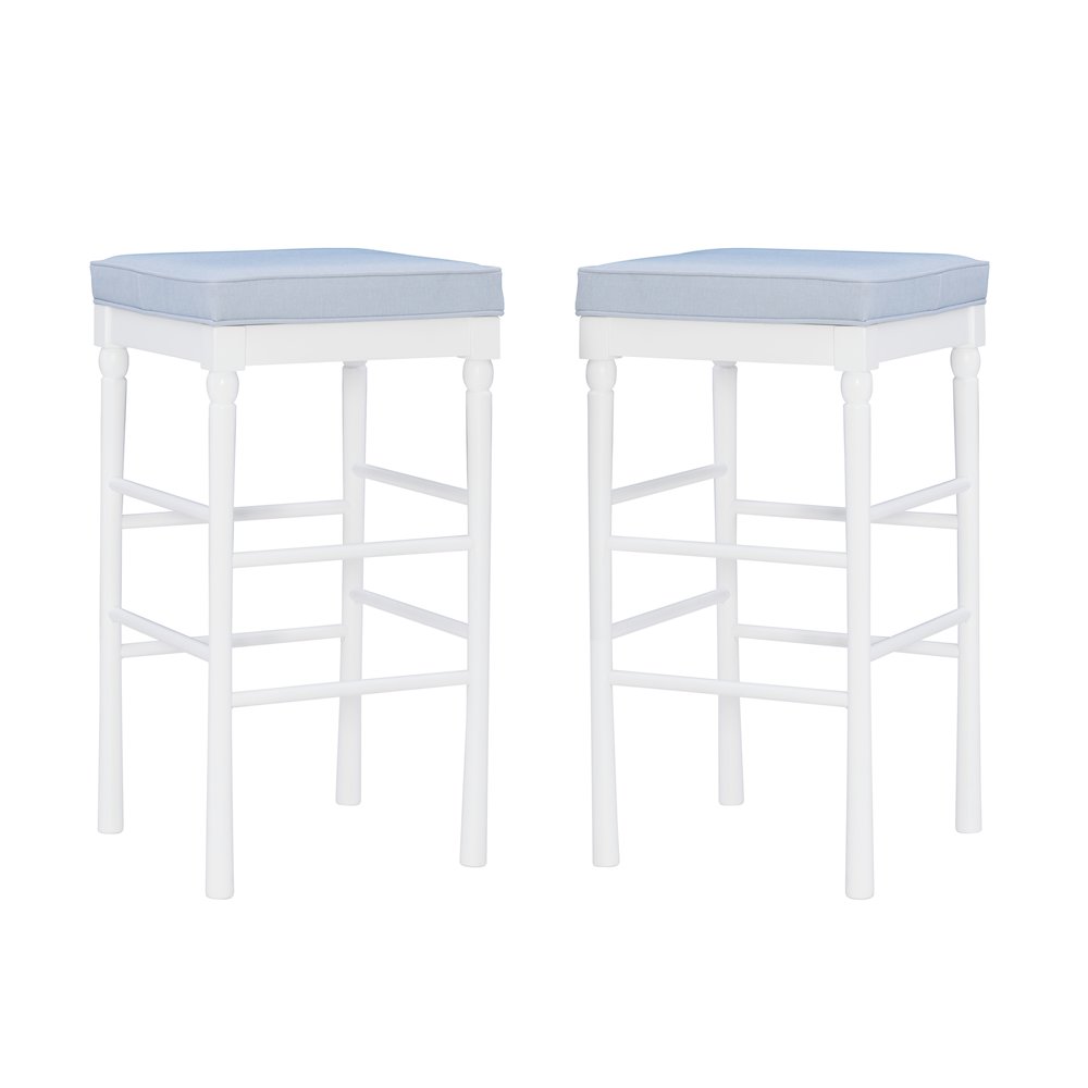 Dehart Barstool White Set Of 2. Picture 8