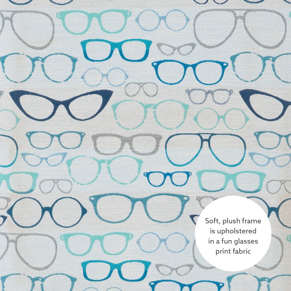 Draper Office Chair, Glasses Print. Picture 15