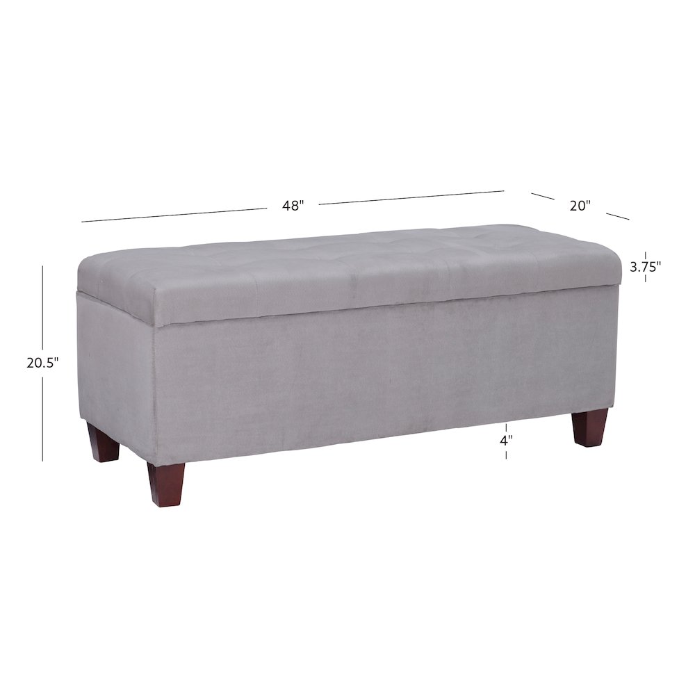 Carmen Shoe Storage Ottoman. Picture 12