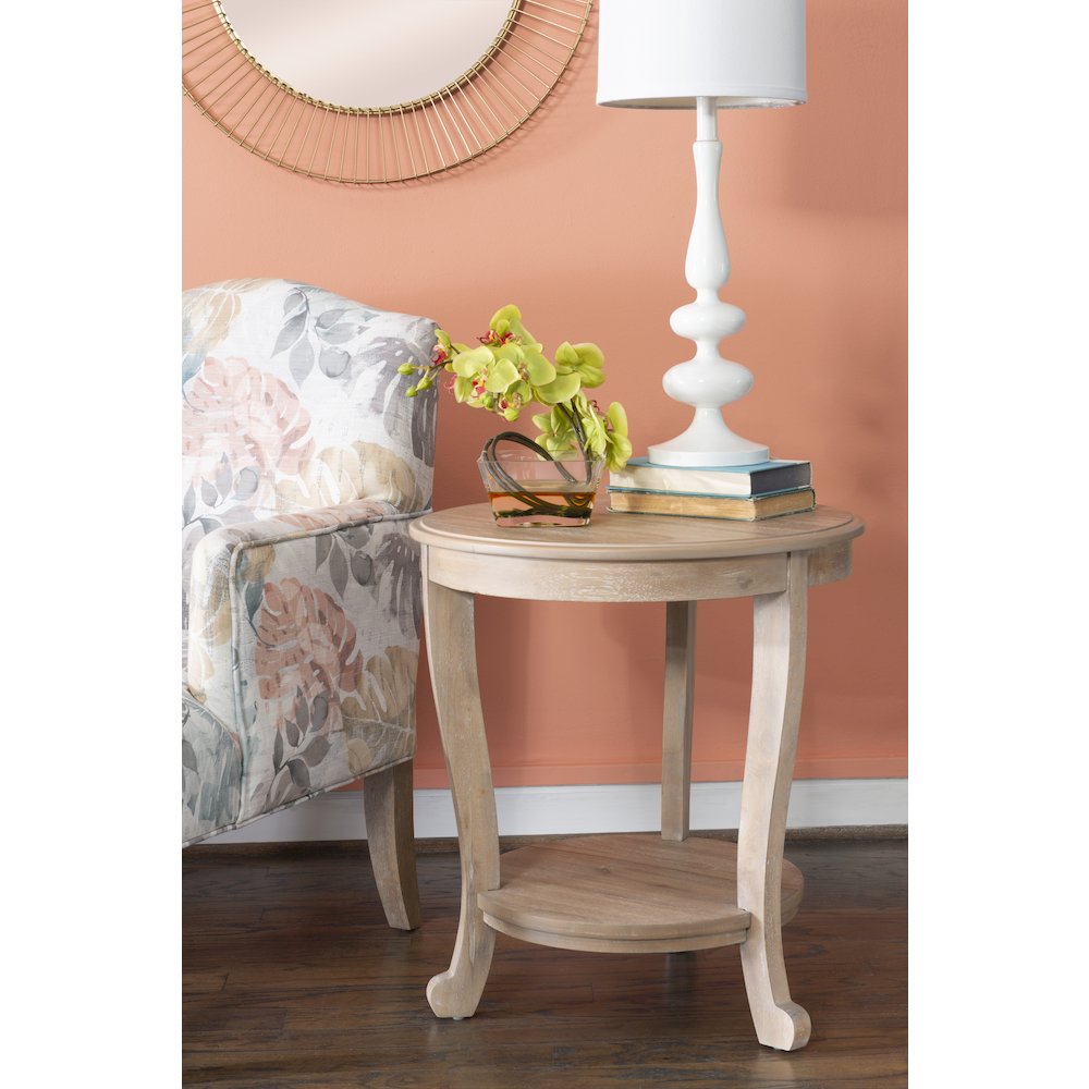 Aubert Accent Side Table, Natural. Picture 1