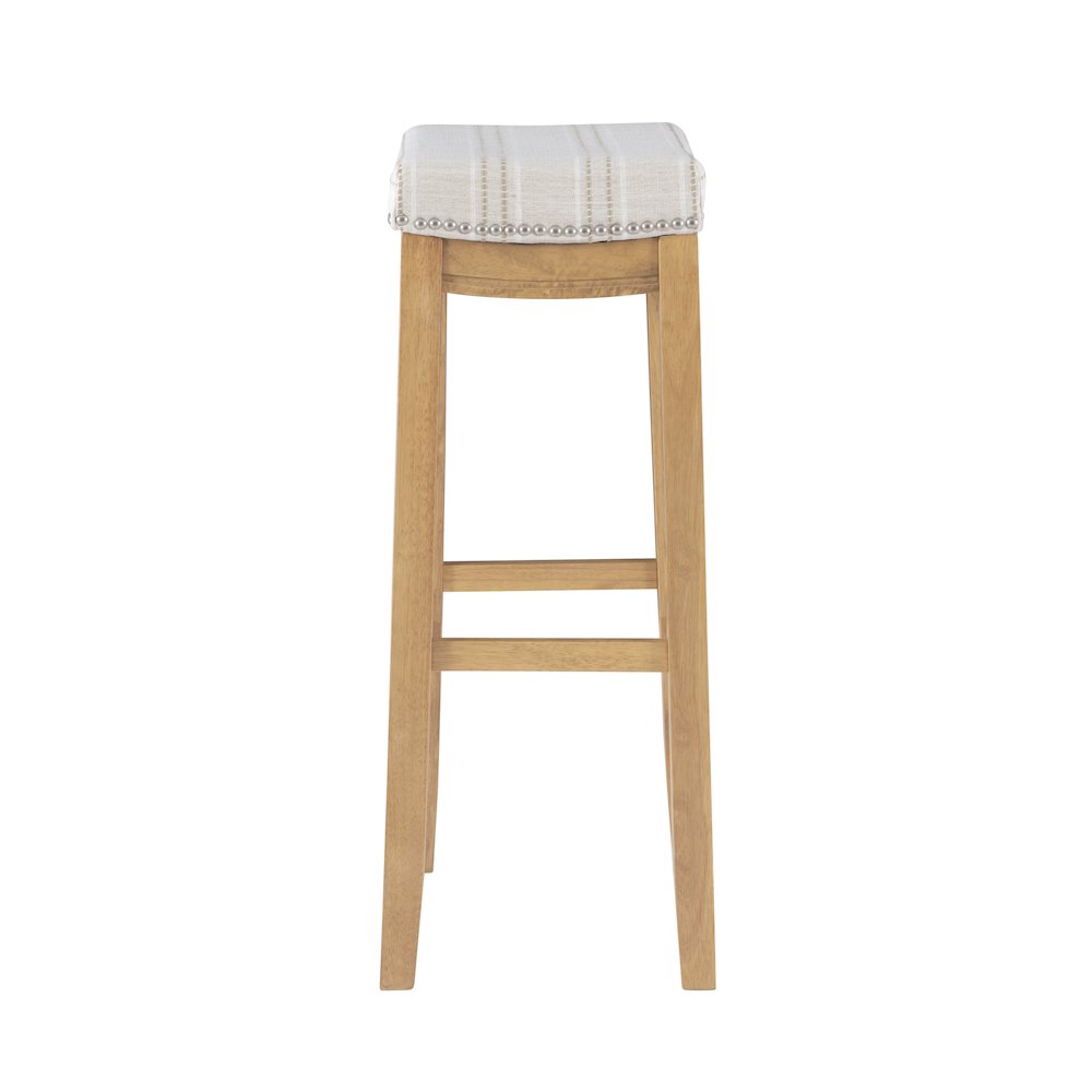Claridge  Linen Striped Bar Stool. Picture 7