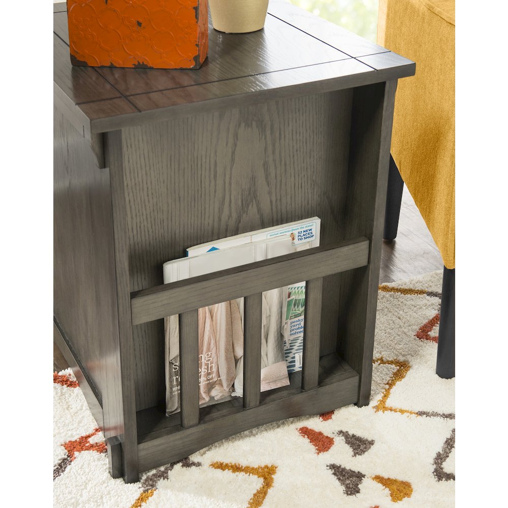 Parnell Side Table Grey. Picture 4