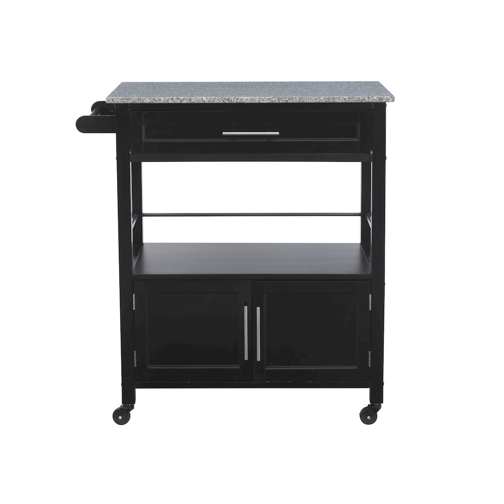Cameron Kitchen Cart With Granite Top. Picture 2