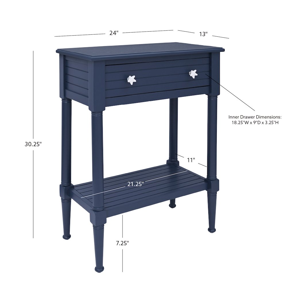 Seaboard Accent Table Navy. Picture 15