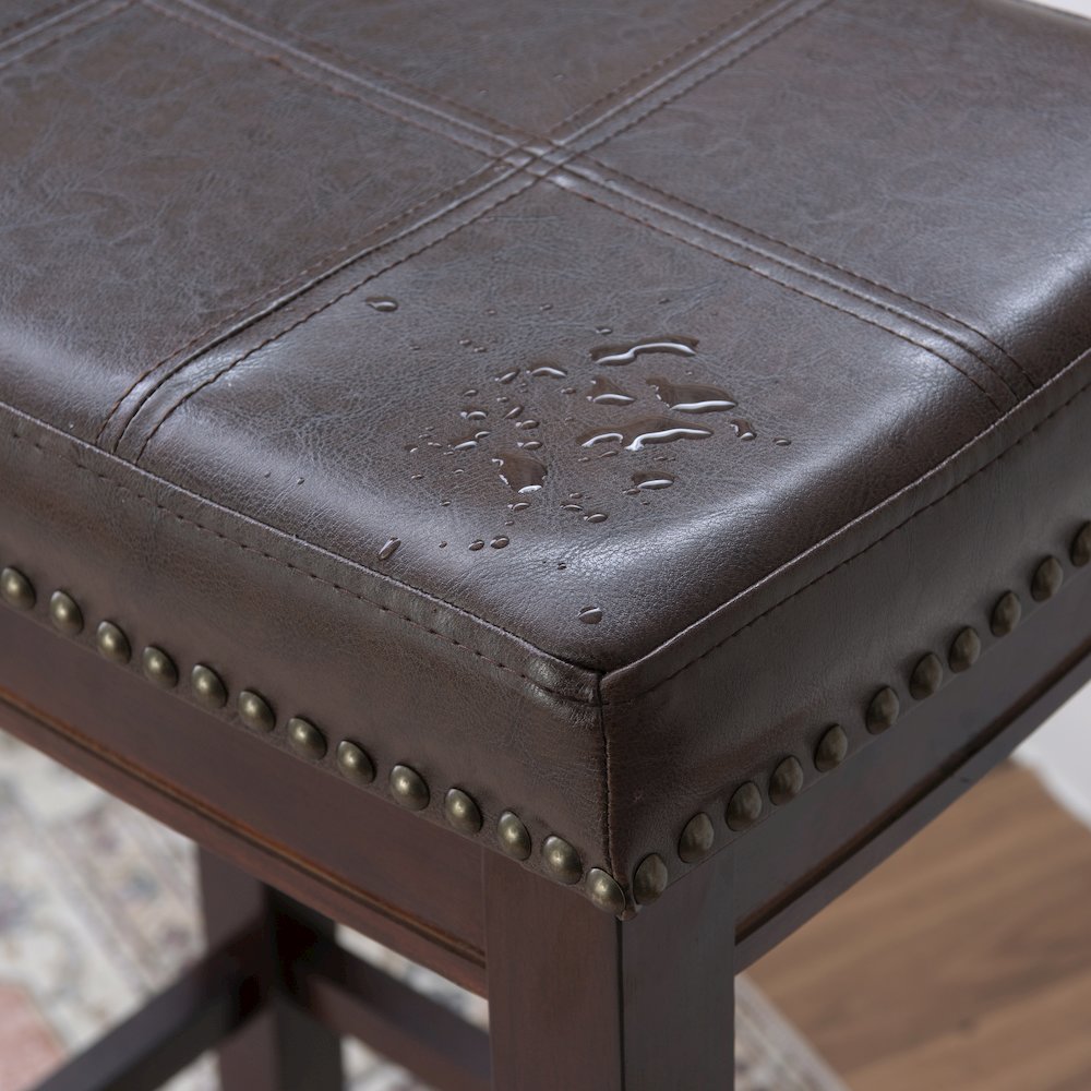 Claridge Brown Barstool. Picture 6