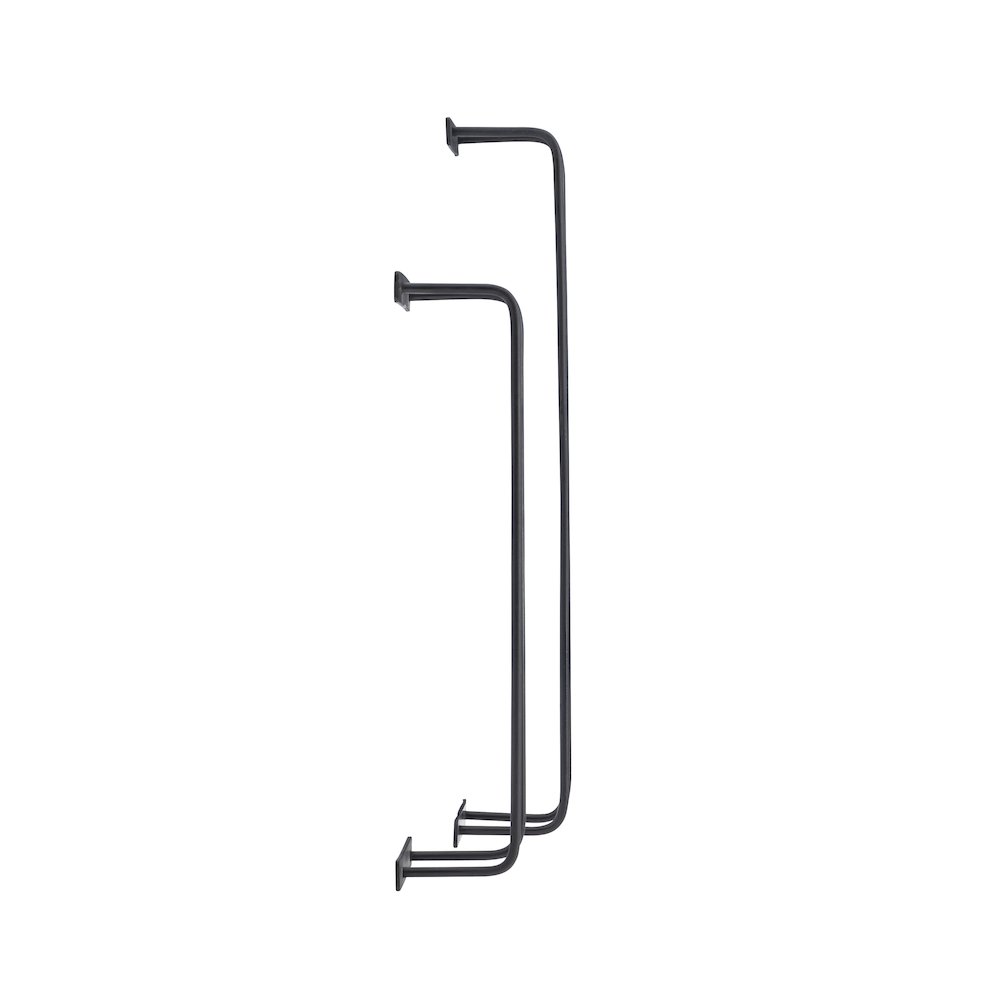 Triston Metal Towel Rack 2Pk Black. Picture 6