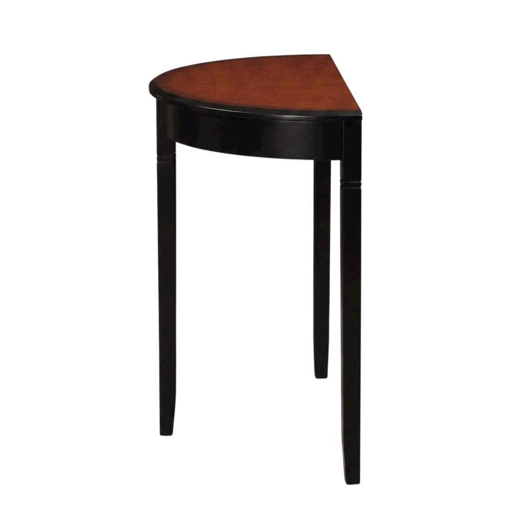 Demi Lune Console Table in Elegant Finish with Stylish Design. Picture 1
