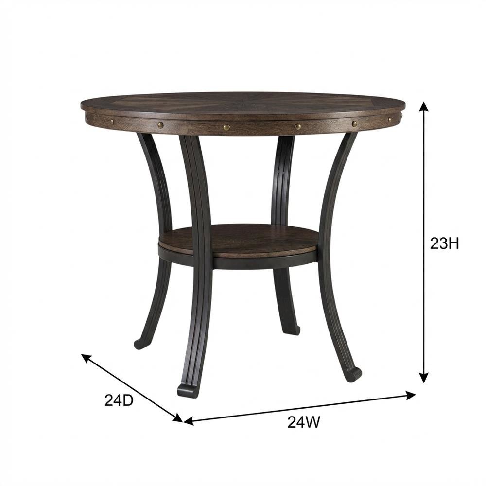 Natural, Side Table, Quality Build, Durable Wood Frame. Picture 7
