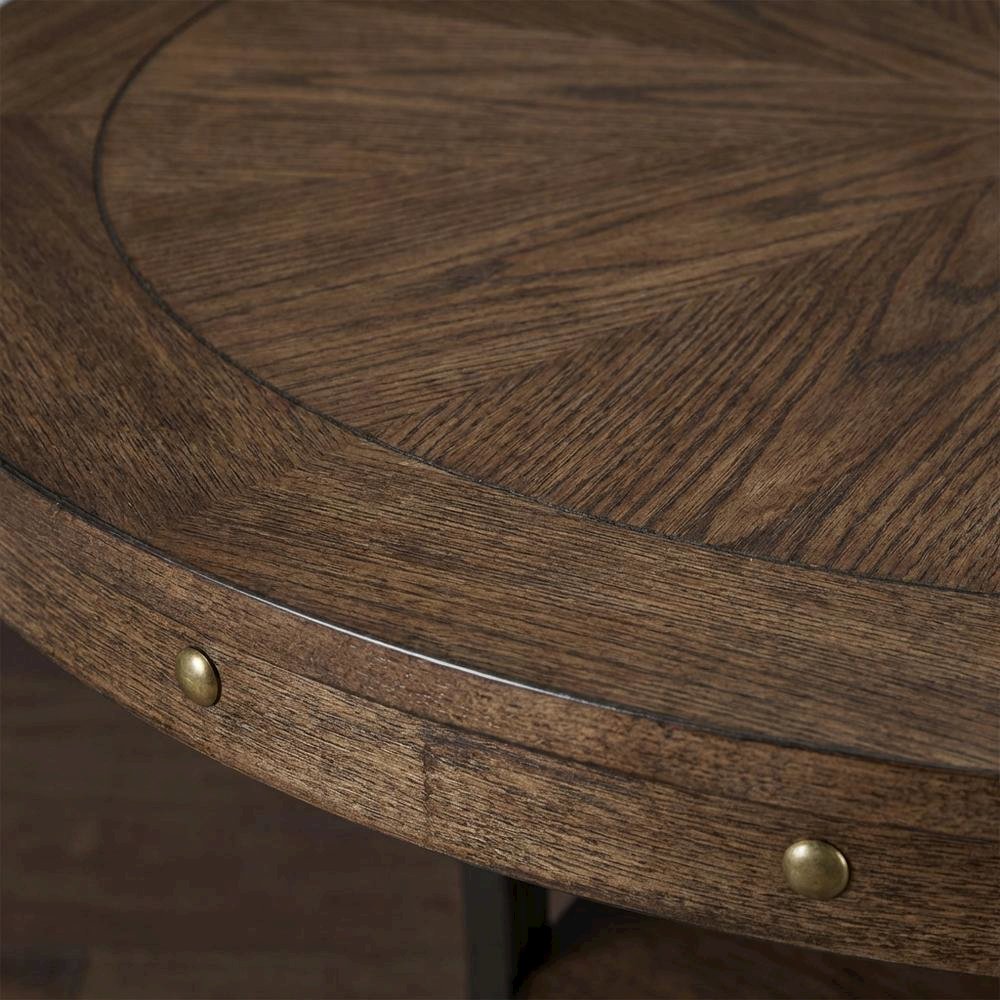 Natural, Side Table, Quality Build, Durable Wood Frame. Picture 5
