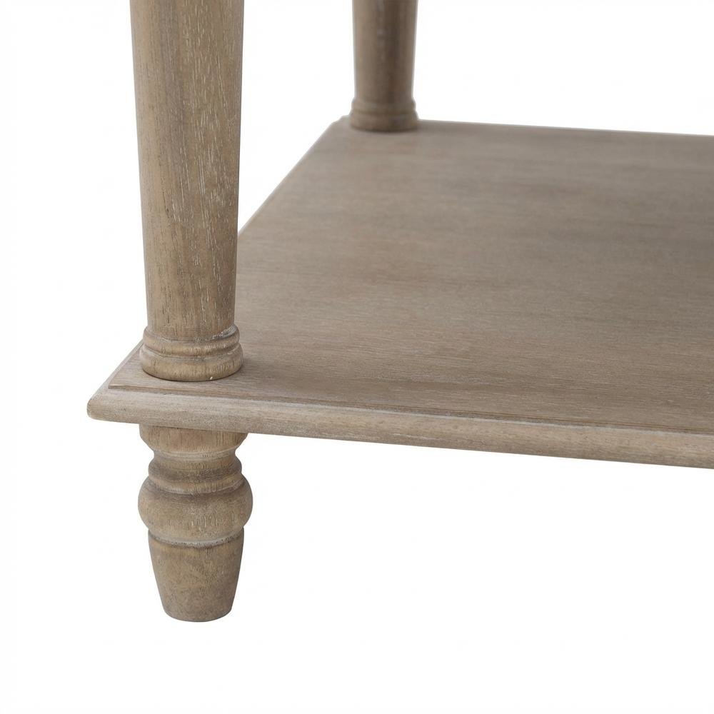 Natural, Side Table, Quality Build, Durable Wood Frame. Picture 6