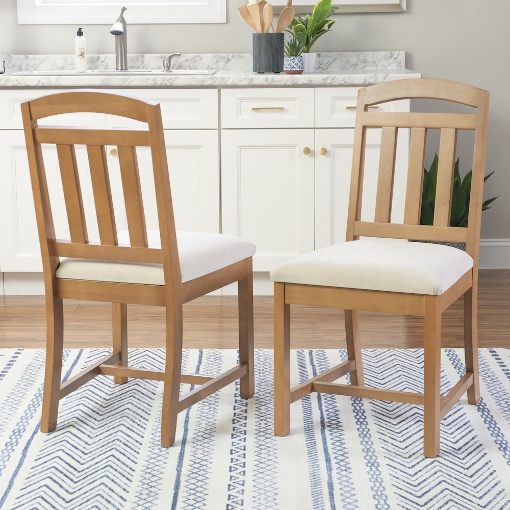 Wilmer Side Chair Brown Set Of 2. Picture 4