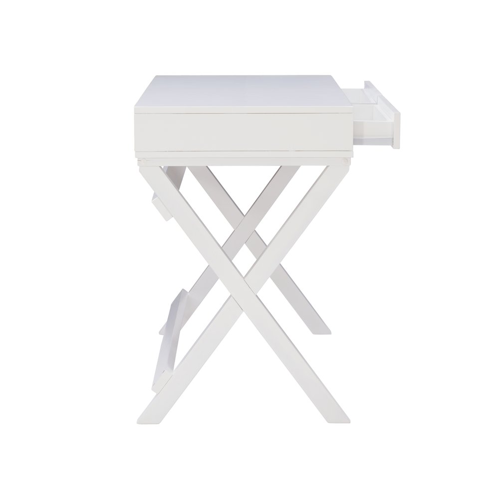 Peggy White Writing Desk. Picture 8