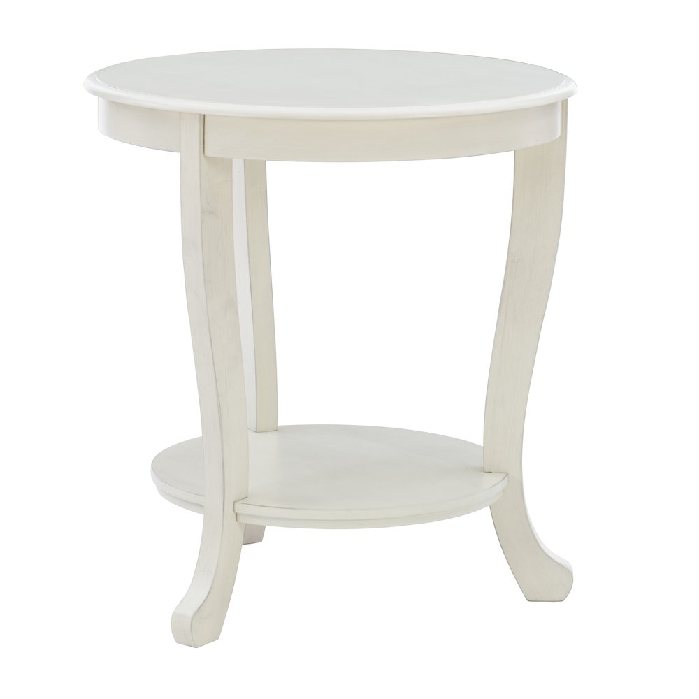 Aubert Accent Side Table, White. Picture 5