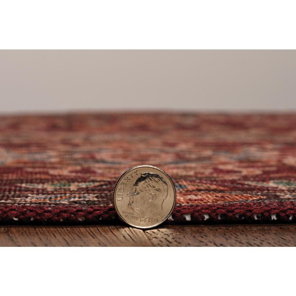 Washable Neil Garnet/Ivory 2x8, Rug. Picture 6