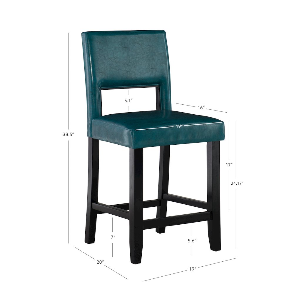 Vega Counter Stool Agean Blue. Picture 12