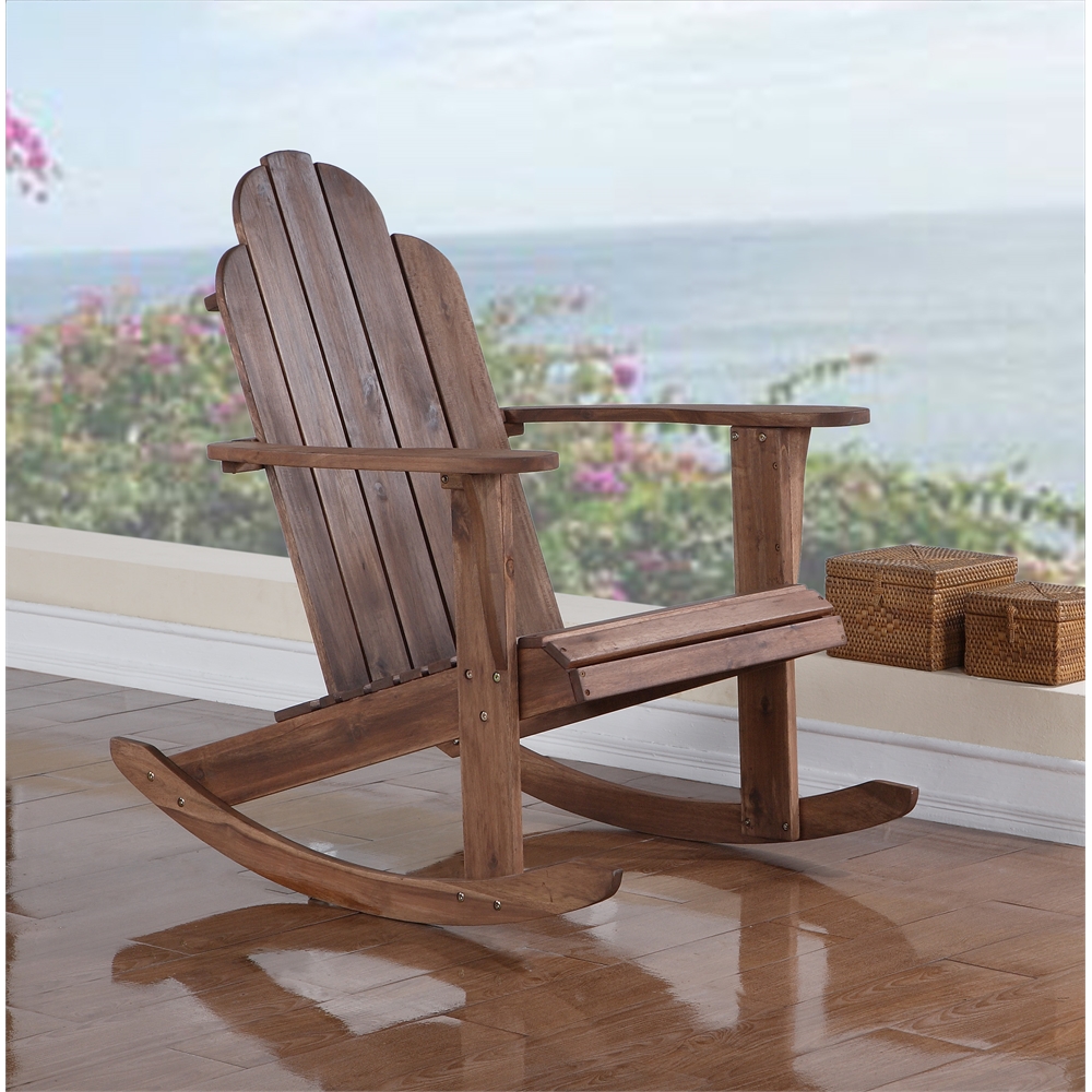 Acorn Adirondack Rocker. Picture 1