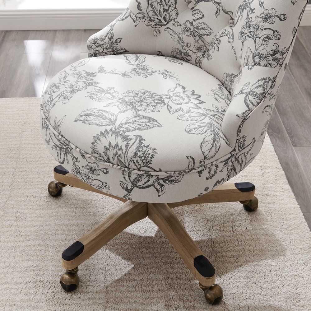 Sinclair Office Chair, Floral. Picture 3