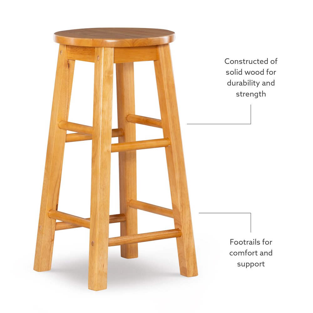 24 Inches Counter Stool With Round Seat. Picture 10