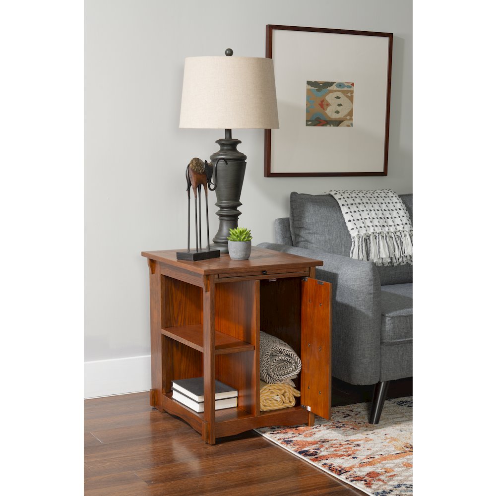 Mission Oak Cabinet Table. Picture 5