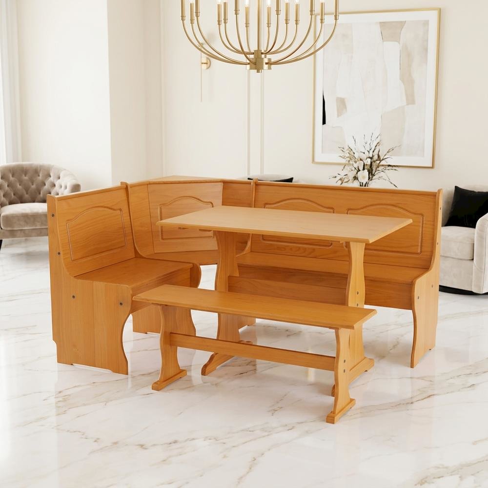 Natural Dining Furniture Set with Stylish Design and Ample Space. Picture 3