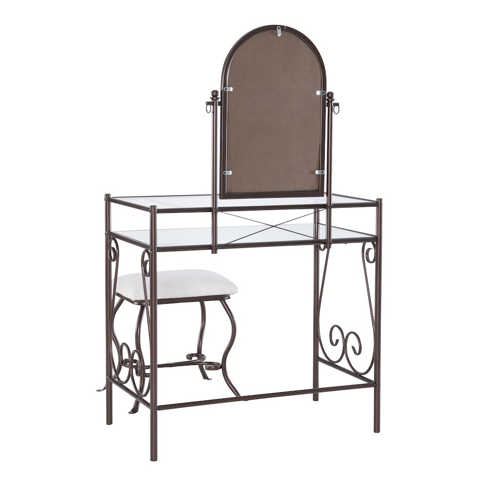 Clarisse Metal Vanity Set. Picture 11