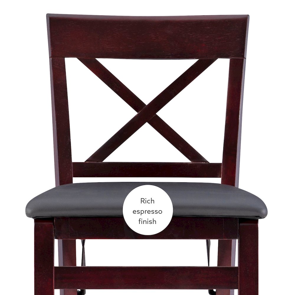 Triena 30 In X Back Folding Bar Stool. Picture 14