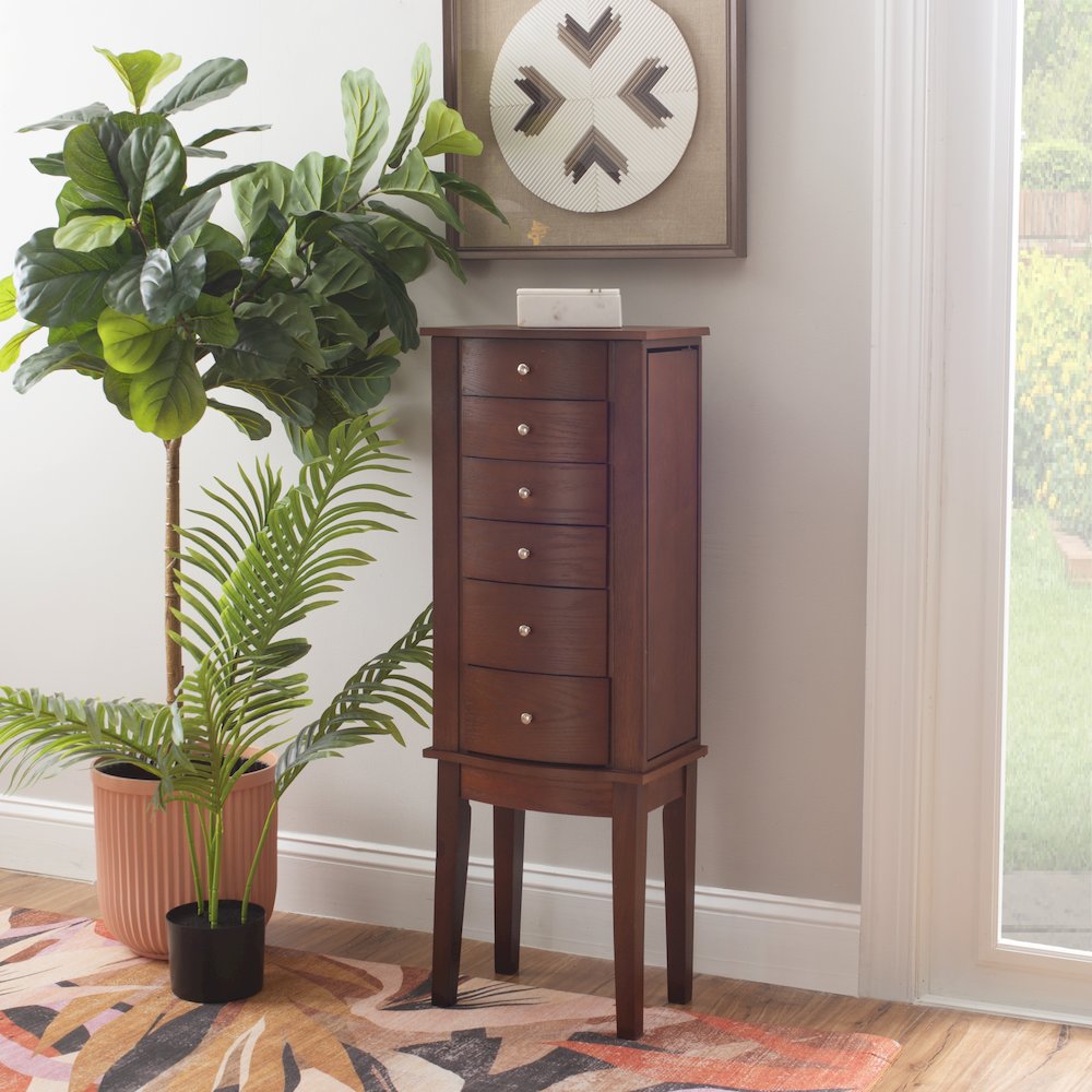 Merlot Jewelry Armoire. Picture 3