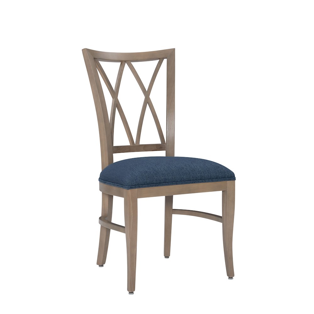Andes Chair Nat Blue Set Of 2. Picture 1