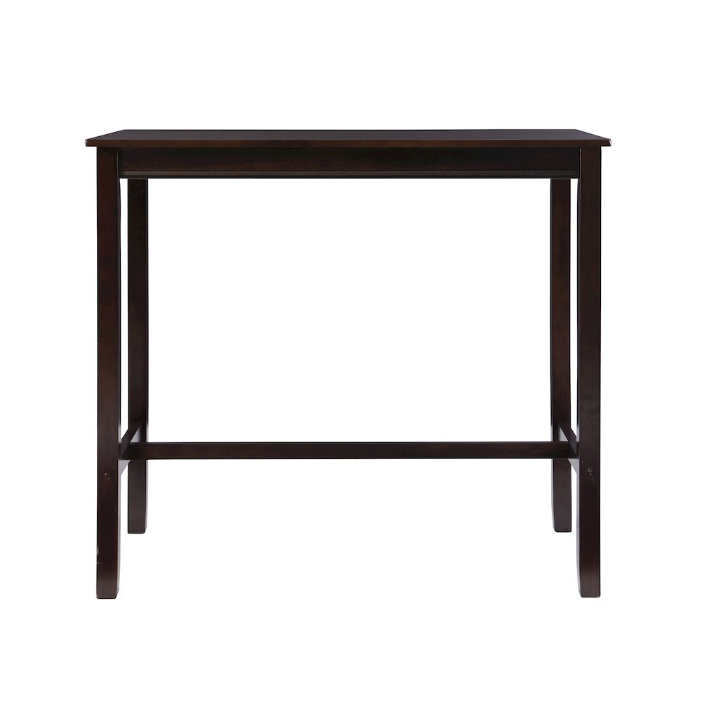 Claridge 42 Inch Bar Height Pub Table, Walnut. Picture 1