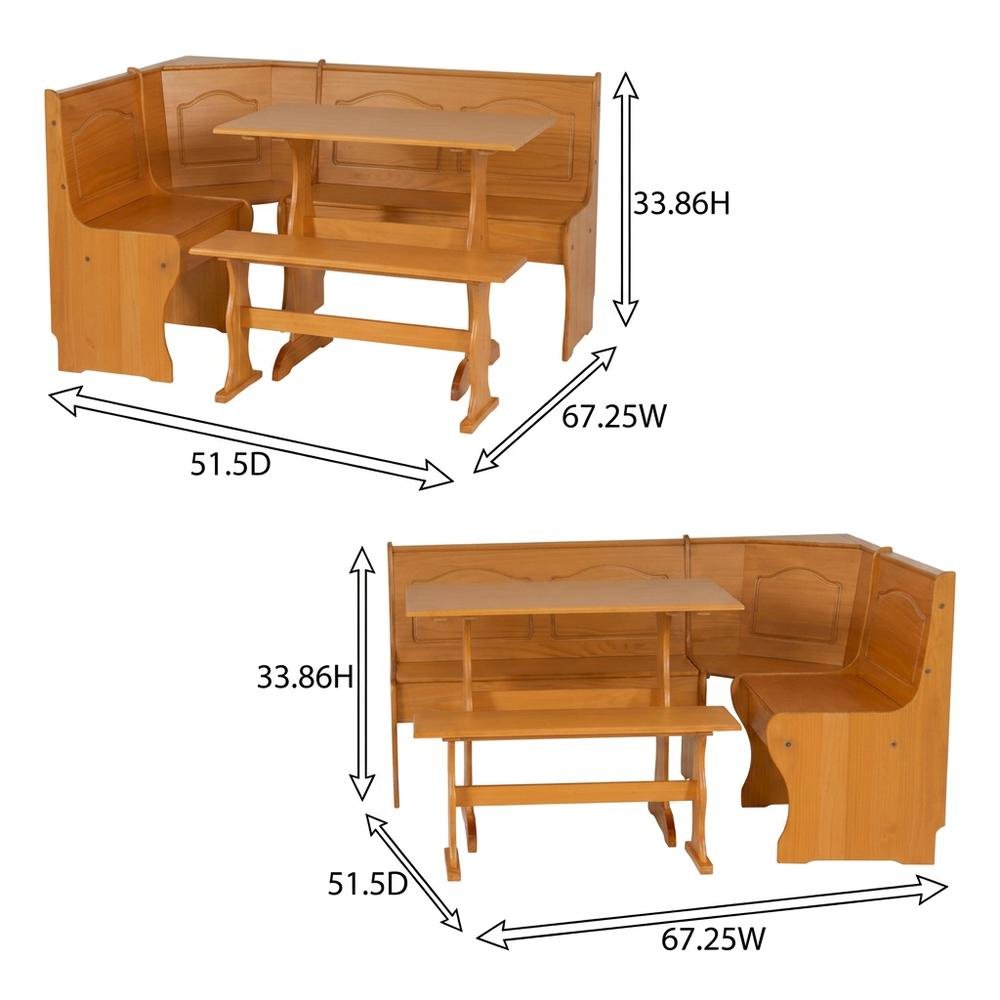 Natural Dining Furniture Set with Stylish Design and Ample Space. Picture 8
