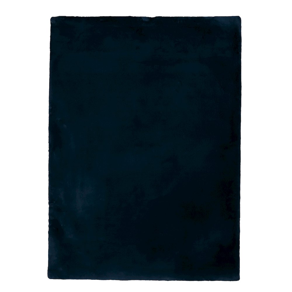 Maven Faux Rabbit Navy 8x10, Rug. Picture 1
