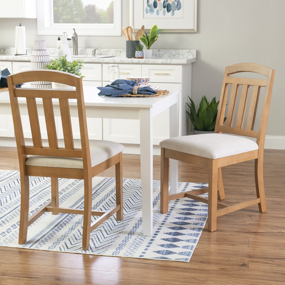 Wilmer Side Chair Brown Set Of 2. Picture 3