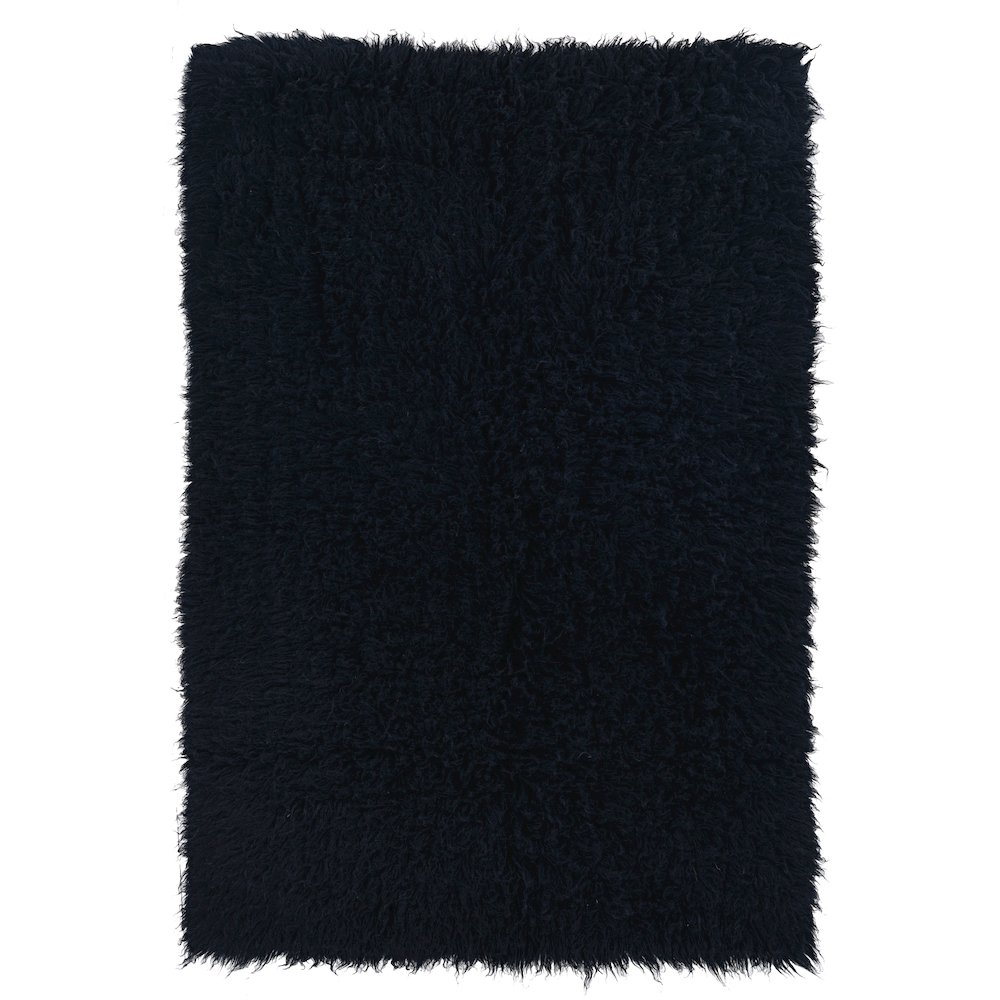 New Flokati 1400grams Black 2.4 x 4.3, Rug. Picture 1