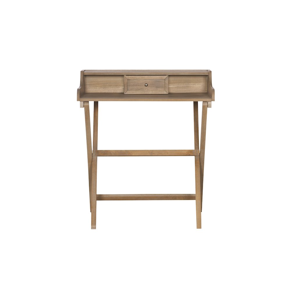 Coy Rustic Brown Folding Desk. Picture 3