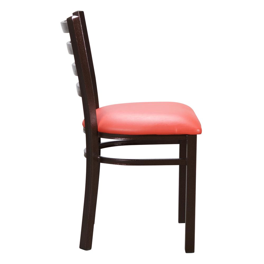 Baxter Metal Side Chair Red Set Of 2. Picture 5