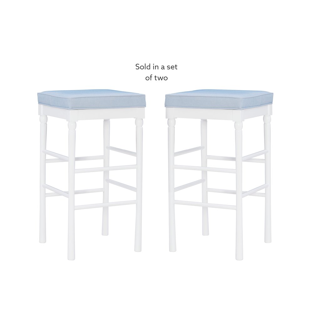 Dehart Barstool White Set Of 2. Picture 10