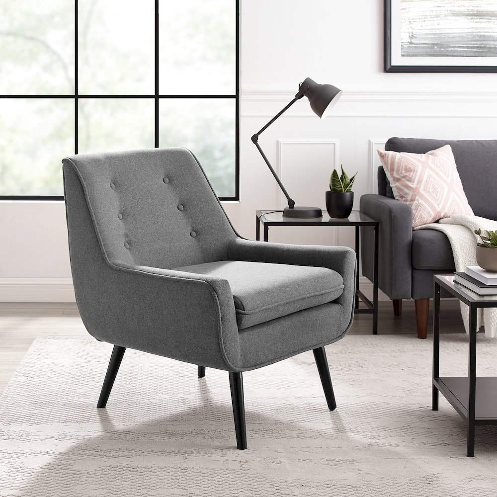 Trelis Chair - Gray Flannel. Picture 4