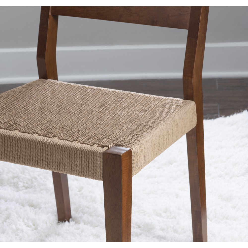 Cadence Dining Chair Brown Set Of 2. Picture 3
