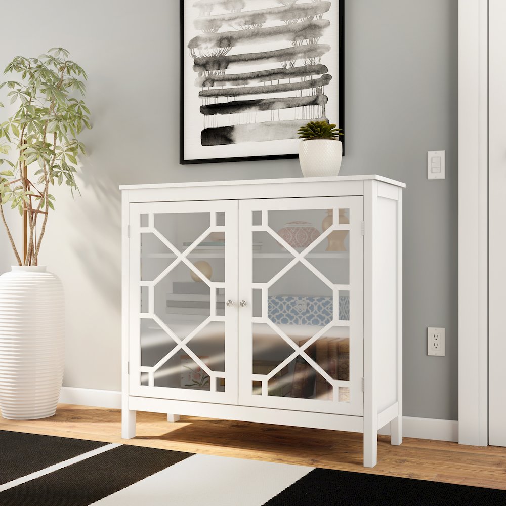 Fetti White Large Cabinet. Picture 6