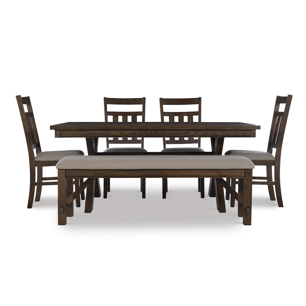 Turino Rustic Umber 6 PC Dining Set. Picture 3