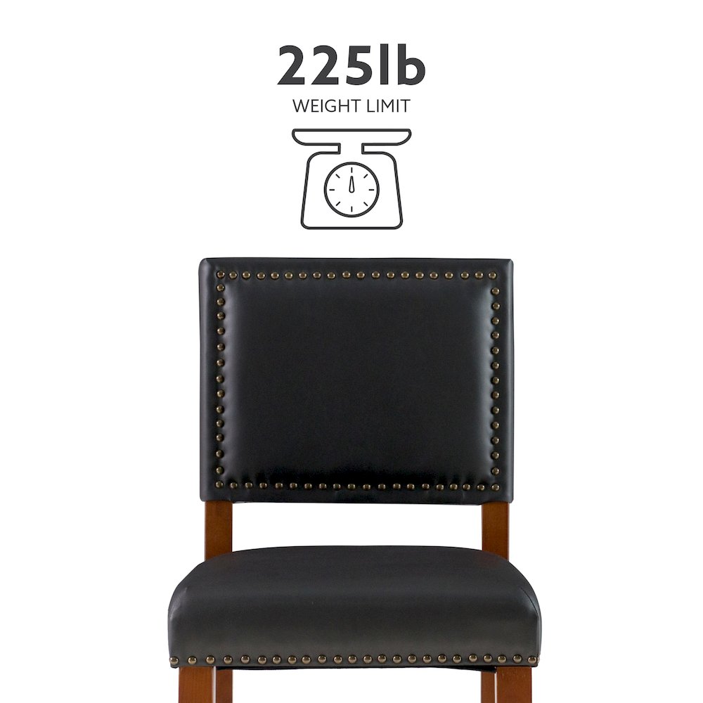 Brook Bar Stool Black. Picture 12