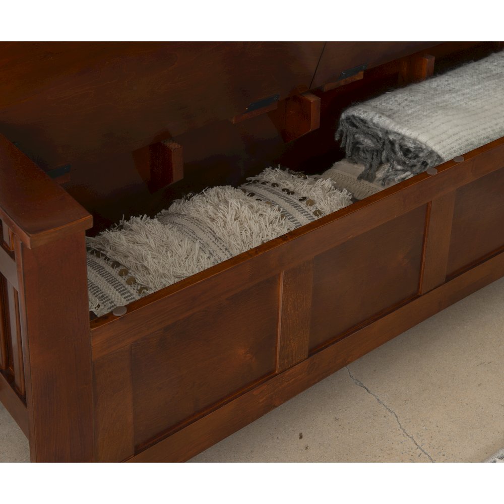 Split Seat Storage Bench. Picture 5