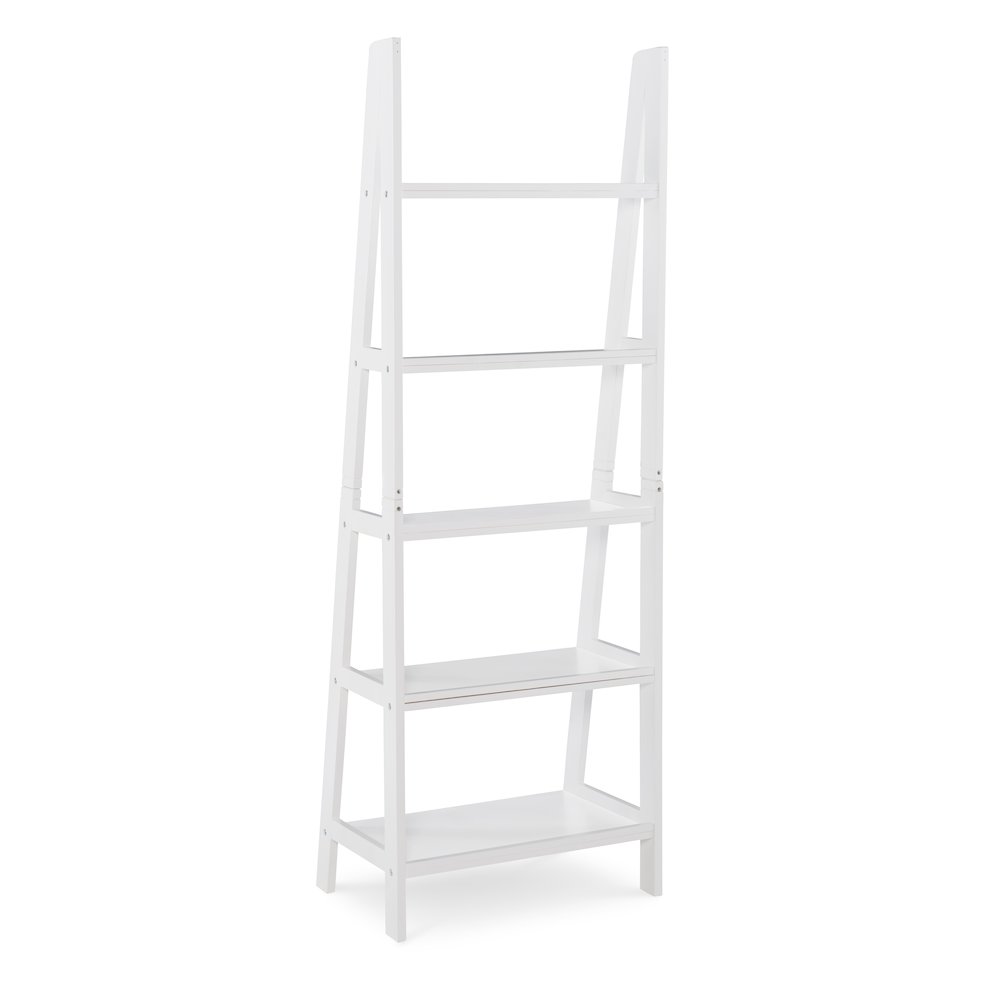 Acadia Ladder Bookshelf, White. Picture 8