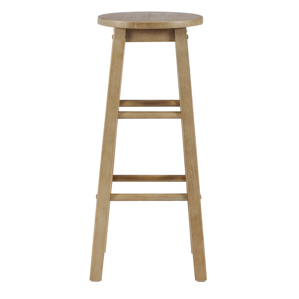 29 Inches Barstool Grey Wash. Picture 2
