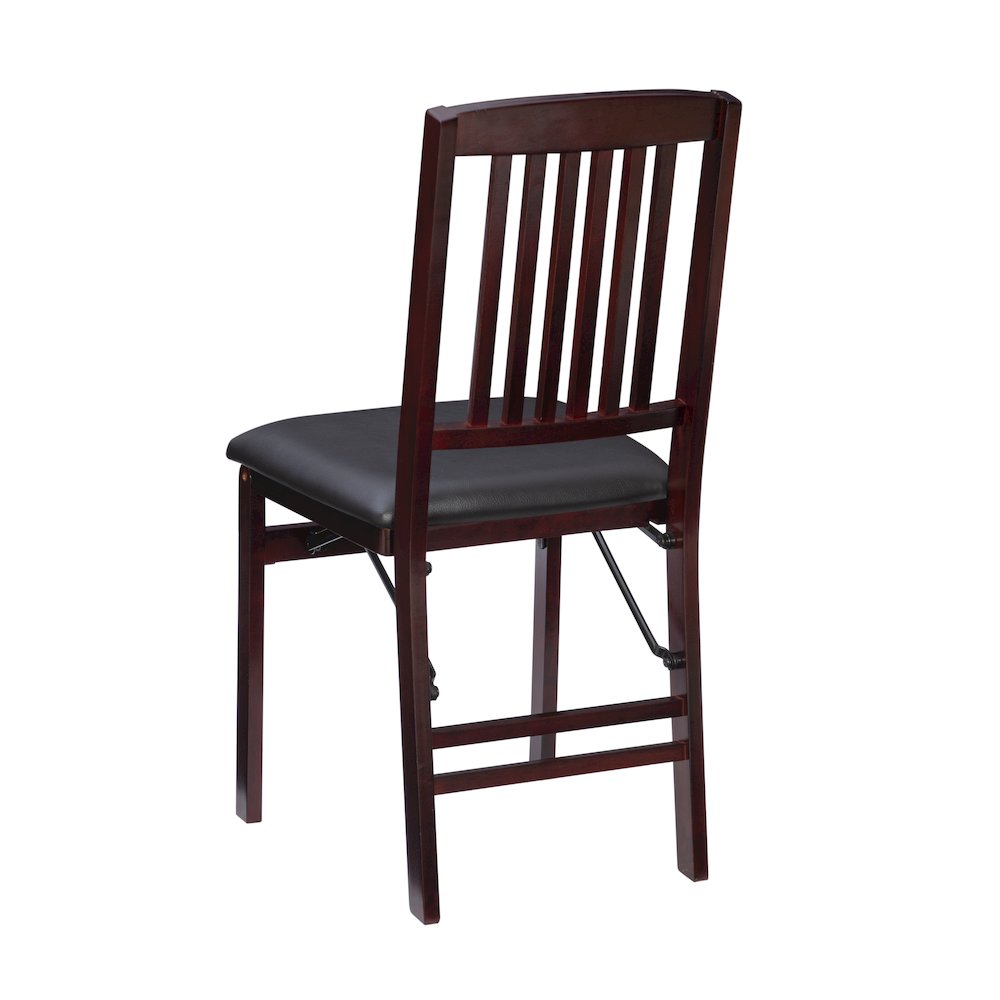 Triena 18 In Mission Back Folding Chair - Set Of Two. Picture 11