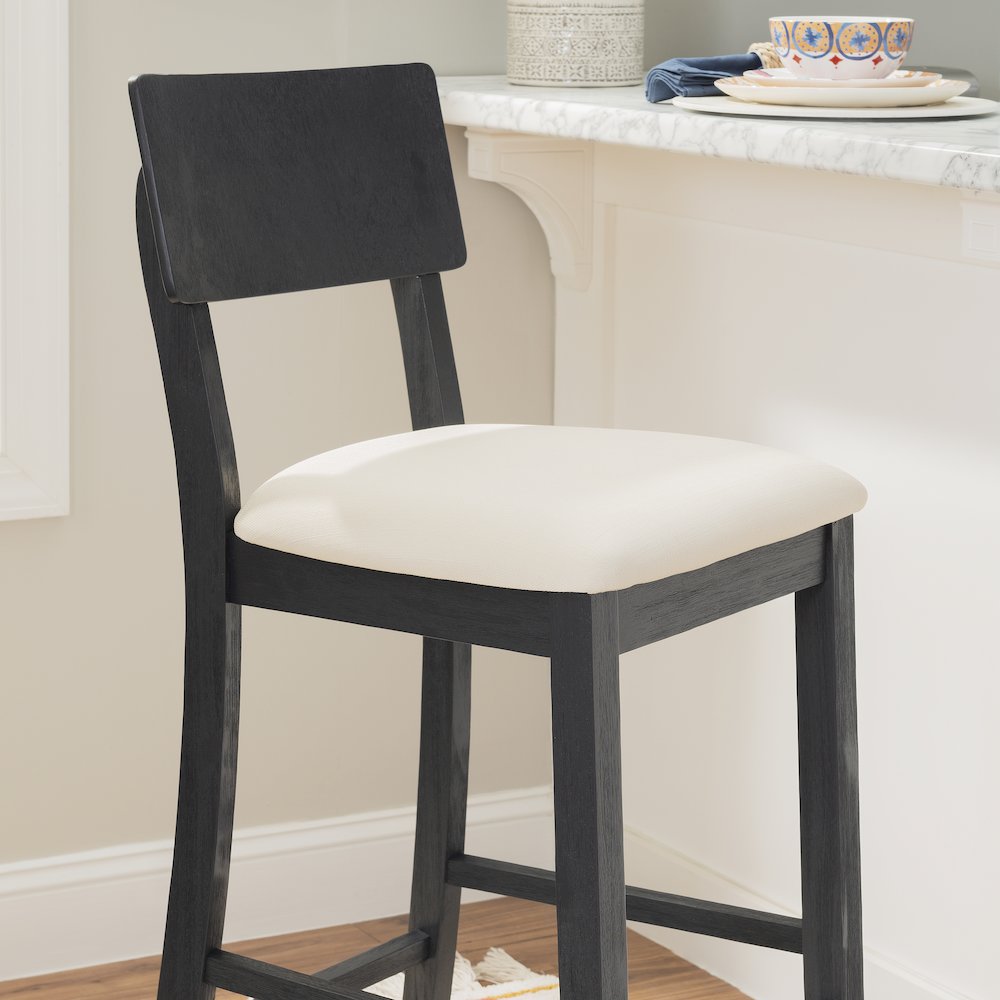 Jorissen Barstool Dark Charcoal. Picture 4
