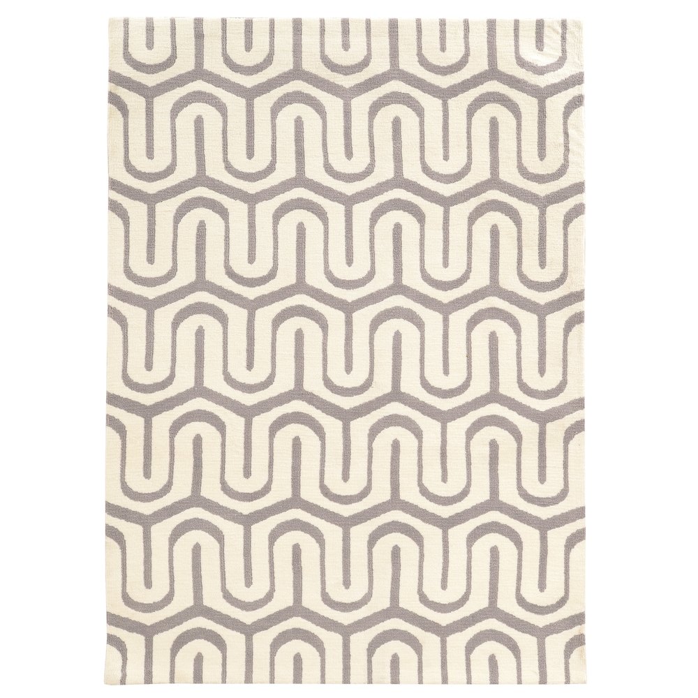 Geo Sasha Grey & Ivory 5x7, Rug. Picture 2