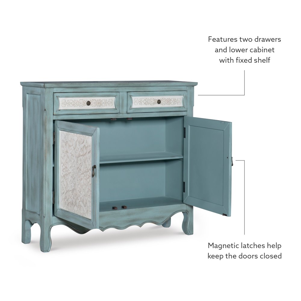 Antique Blue & White Console. Picture 13