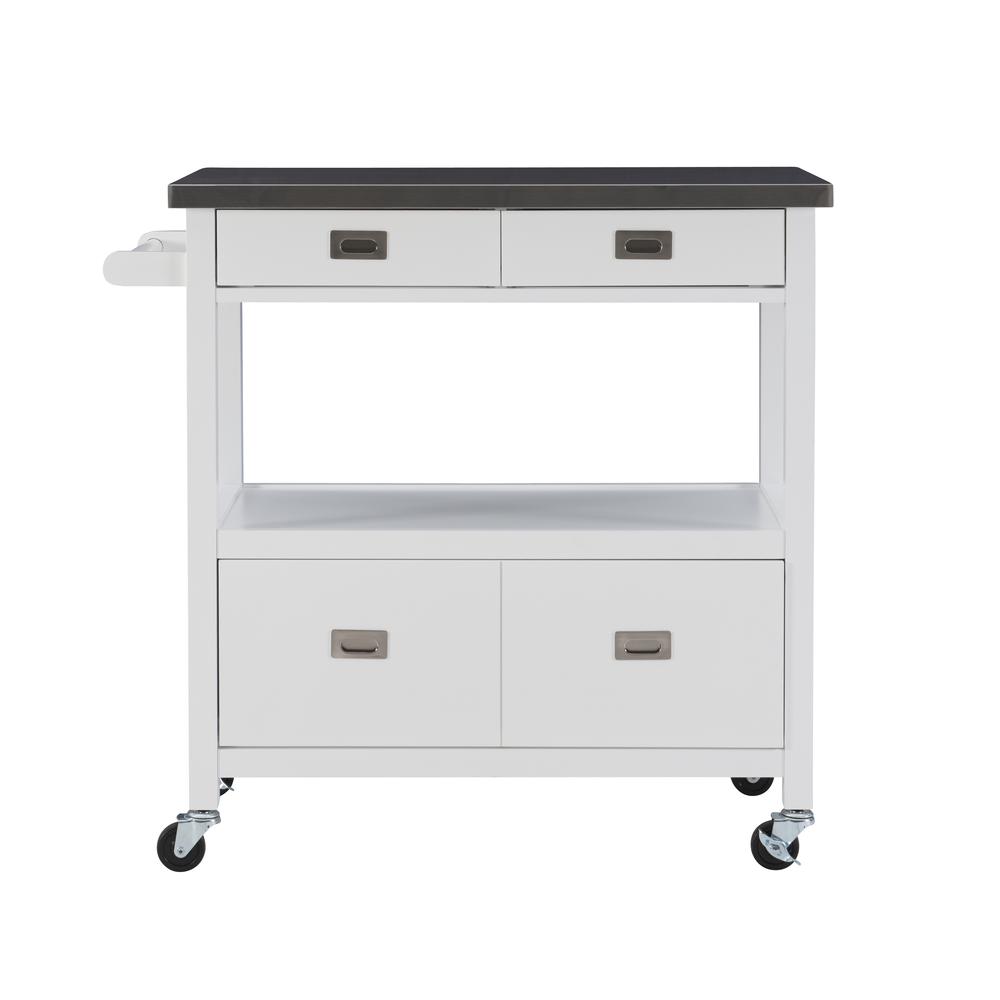 Sydney Kitchen Cart White. Picture 2