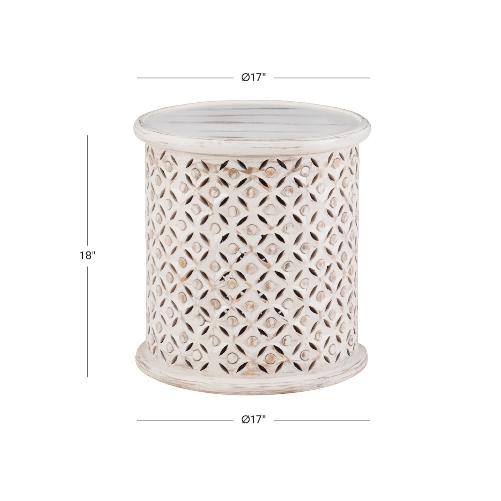 Inora Side Table White. Picture 10